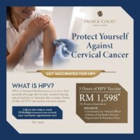 Cost of HPV Vaccine at Prince Court Medical Centre