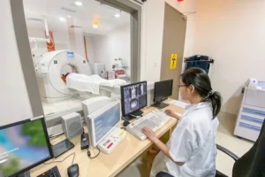 Analyzing patient using MRI Scanner