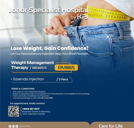 Weigh Loss package by KPJ Johor specialist