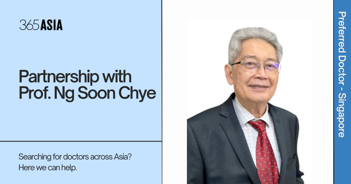 Partnership With Prof. Ng Soon Chye – Fertility Specialist in Singapore
