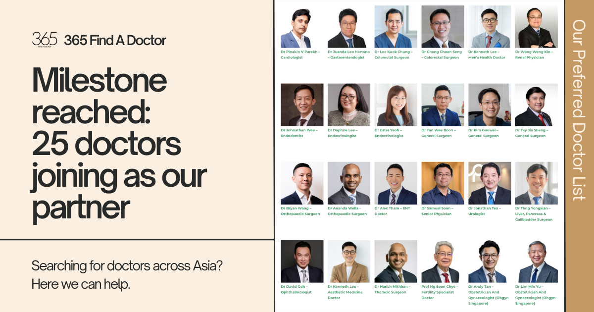 365 Find A Doctor with 25 Preferred Doctors on board