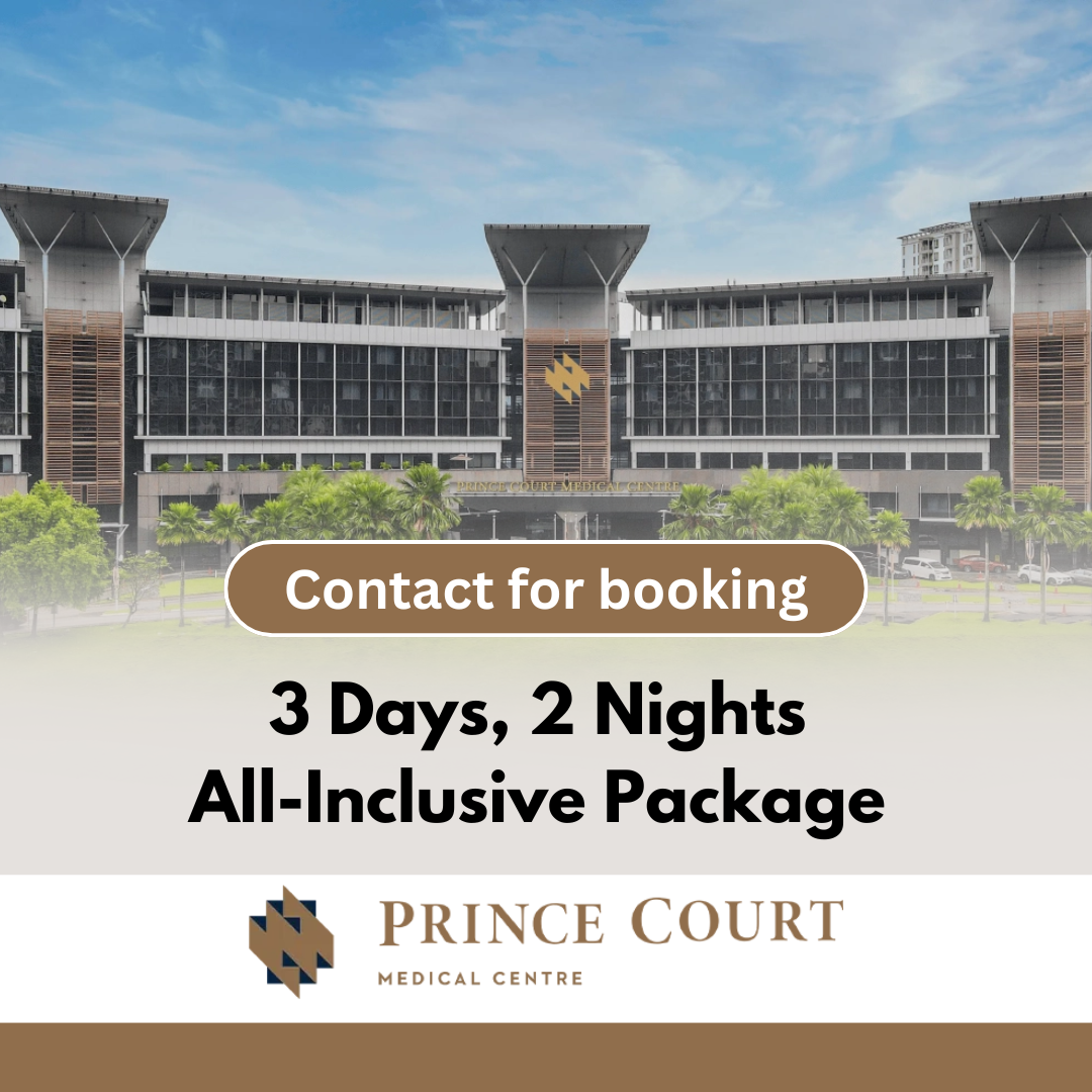 Prince Court Medical Centre - 3D2N All inclusive health screening package