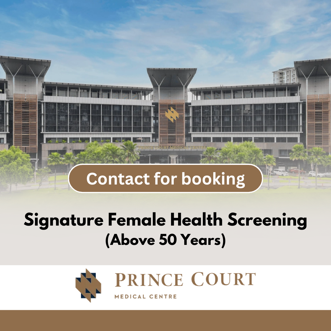 Female health screening above 50 Malaysia