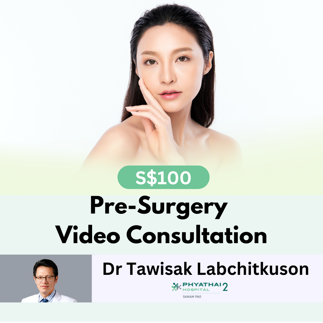 Dr Tawisak Labchitkuson Breast Augmentation Pre-consultation video call, Phyathai 2 Hospital, Bangkok