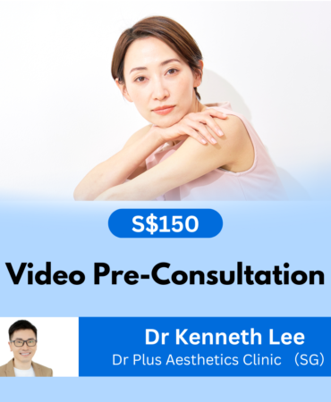 Dr Kenneth Lee, an aesthetics doctor in Singapore, pre-consultation session