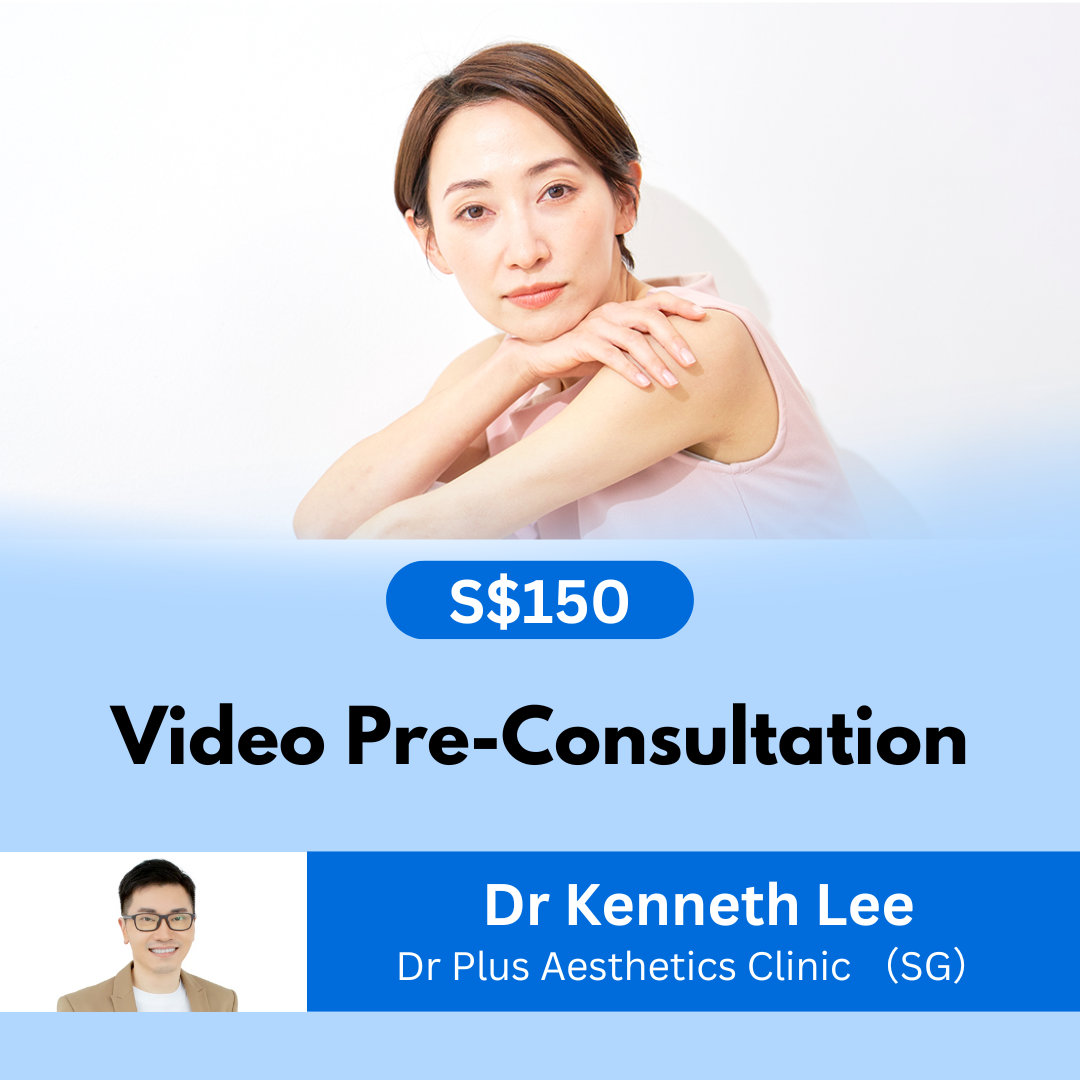Dr Kenneth Lee, an aesthetics doctor in Singapore, pre-consultation session