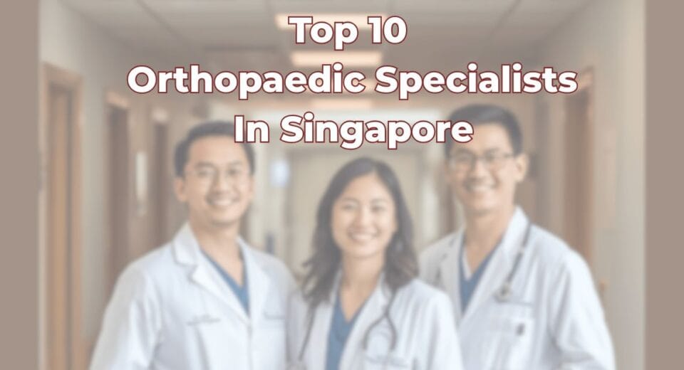 Top 10 Orthopaedic Specialists In Singapore