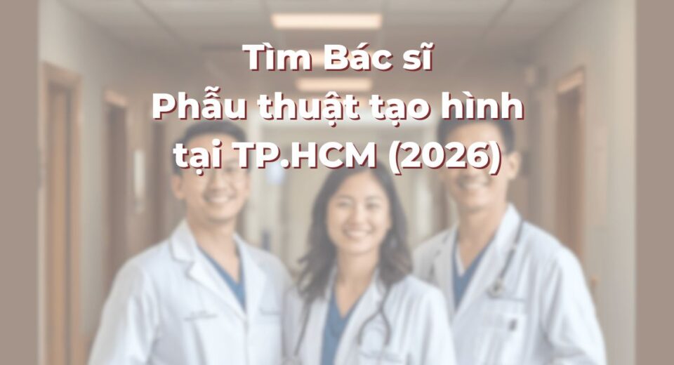 Tìm Bác sĩ Phẫu thuật tạo hình tại TP.HCM cho Nâng mũi, Hút mỡ và Tạo hình thành bụng (2026)