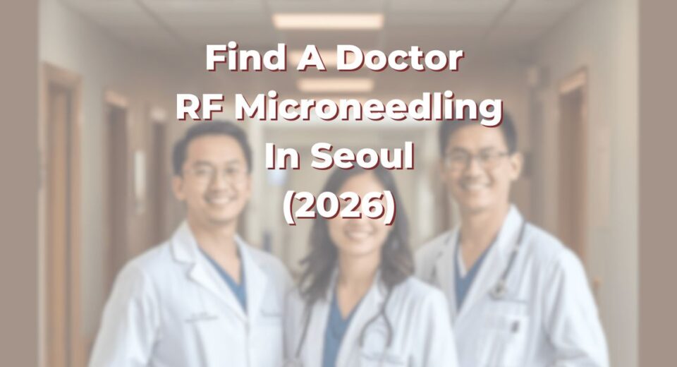 Find A Doctor for RF Microneedling in Seoul for Acne Scars, Enlarged Pores and Uneven Texture (2026)