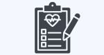 Heart Screening Icon Gray